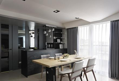 時尚餐廳裝修效果圖