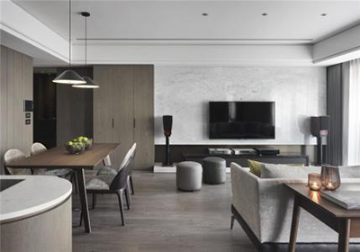 現代簡約風餐廳裝修效果圖