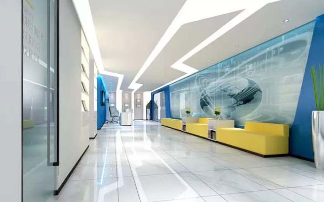 后現代辦公室裝修效果圖