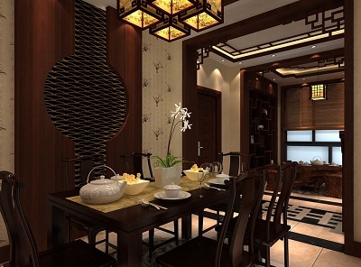 中式墻壁設計